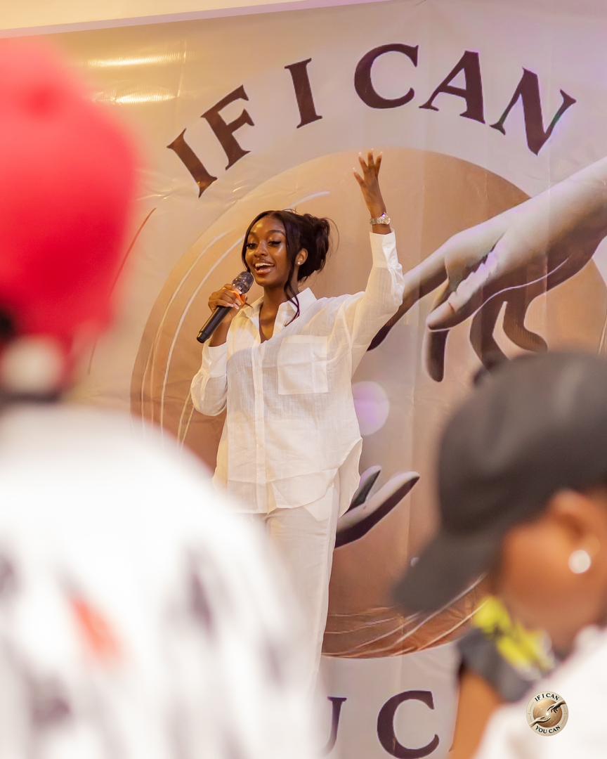 Prayer moment at the gathering