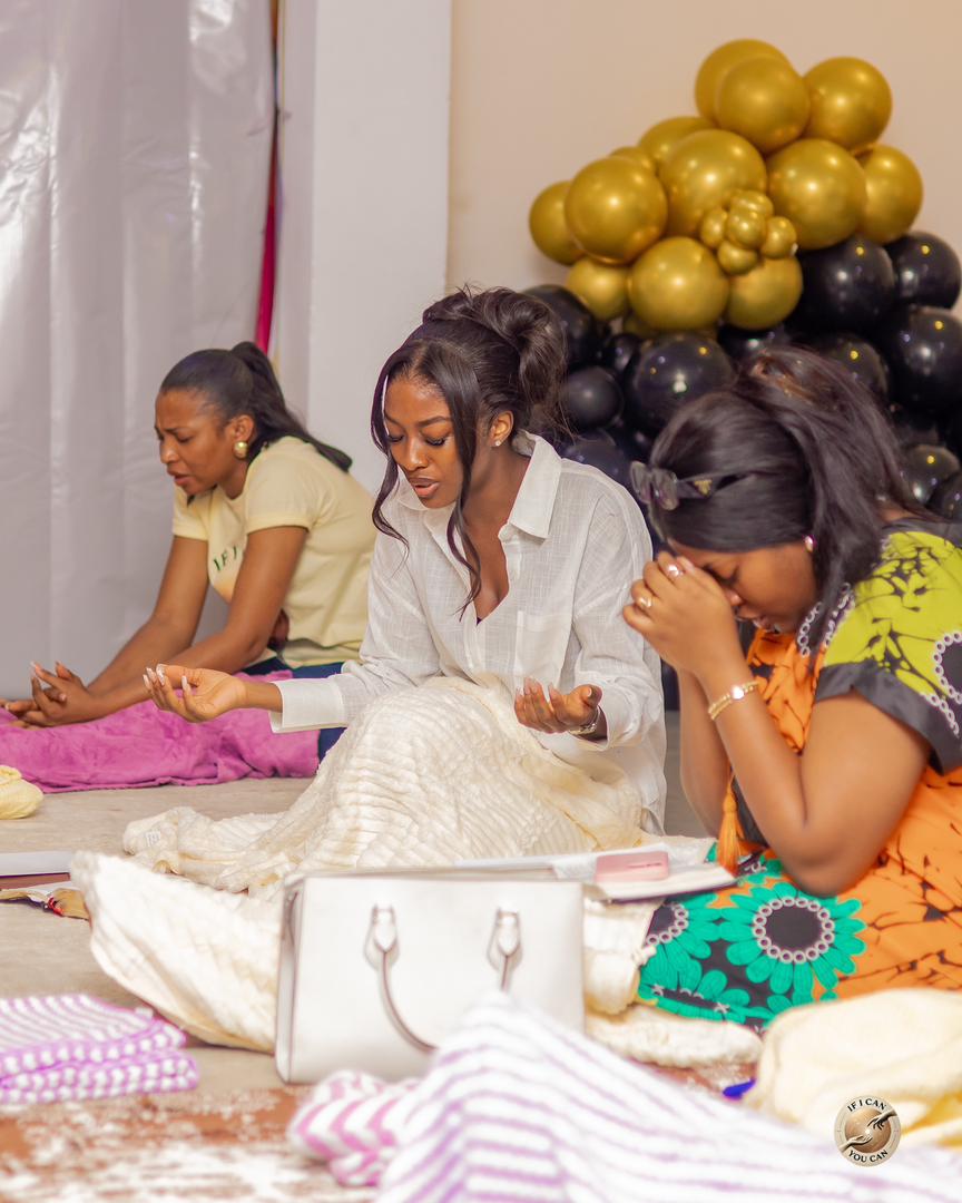 People sitting and reflecting