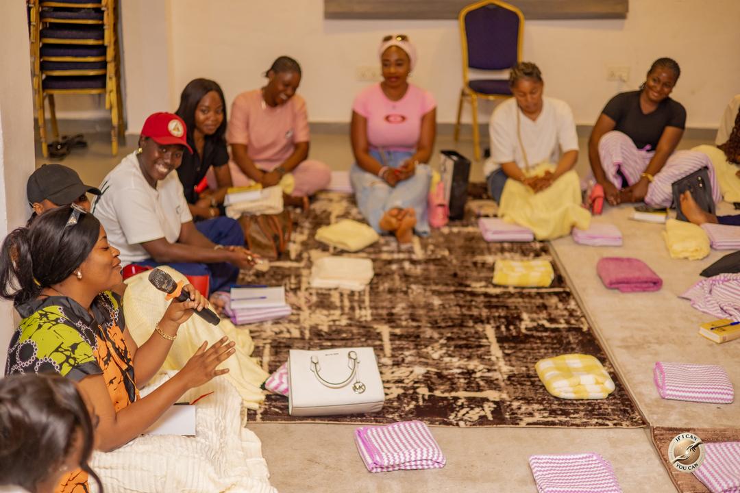 Quiet moment in worship